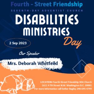 Disabilities Ministries Day Flyer